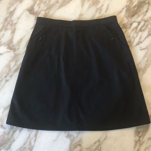 APC black cotton skirt